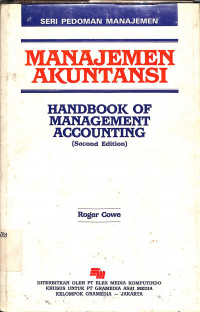 Image of MANAJEMEN AKUNTANSI HANDBOOK OF MANEGEMENT ACCOUNTING