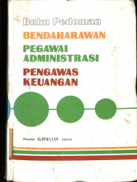 Image of BUKU PEDOMAN BENDAHARAWAN PEGAWAI ADMINISTRASI PENGAWAS KEUANGAN