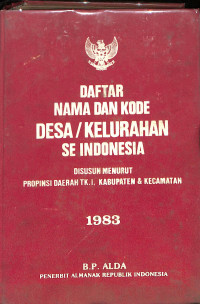 Image of DAFTAR NAMA DAN KODE DESA/KELURAHAN SE INDONESIA