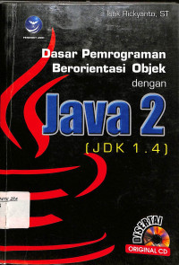 Image of Dasar Pemrograman Berorientasi Objek dengan Java 2