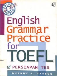 Image of ENGLISH GRAMMAR PRACTICE FOR TOEFL