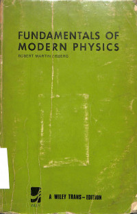 Image of FUNDAMENTALS OF MODERN PHYSICS