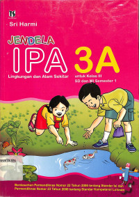 Image of JENDELA IPA 3A Lingkungan dan Alam Sekitar untuk Kelas III Semester 1