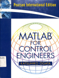Image of MATLAB FOR CONTROL ENGINEERS