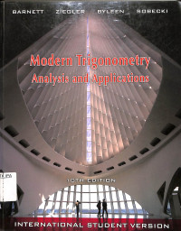 Image of Modern Trigonometry Analysis and Applications