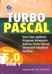 Image of TURBO PASCAL Versi 5.0 Jilid 1