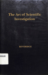 Image of The Art of Scientific Investigation