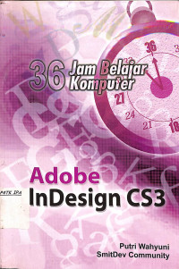 Image of 36 Jam Belajar Komputer Adobe InDesign CS3
