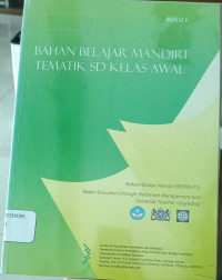 Image of Bahan Belajar Mandiri Tematik SD Kelas Awal