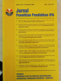 Image of Jurnal Penelitian Pendidikan IPA