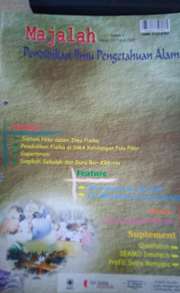 Image of Majalah Pendidikan Ilmu Pengetahuan Alam