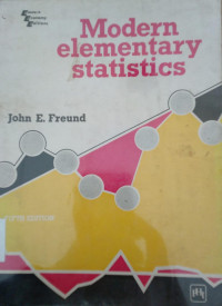 Image of Modern Eelementary Statisttics