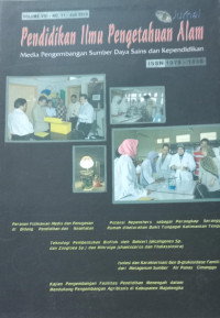Image of Pendidikan Ilmu Pengetahuan Alam