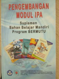Image of Pengembangan Modul IPA