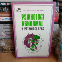 Image of Psikhologi Abnormal & Pathologi Seks
