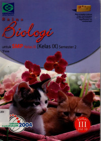 Image of Sains Biologi untuk SMP kelas III (Kelas IX) semester 2 Jilid 3B