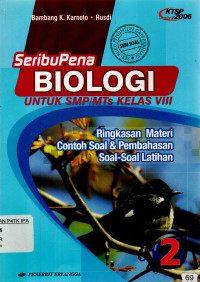 Image of Seribu Pena Biologi untuk SMP/MTs Kelas VIII Jilid 2