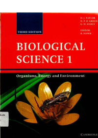 Image of BIOLOGICAL SCIENCE 1 3rd edition