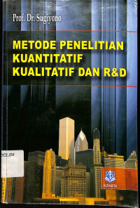 Image of Metode penelitian kuantitatif Kualitatif dan R&D