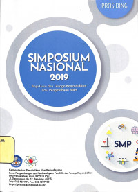 Image of simposium nasional 2019 bagi guru dan tenaga kependidikan ilmu pengetahuan SMP
