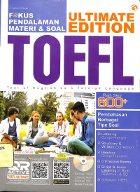 Image of Fokus Pendalaman Materi & Soal TOEFL - Ultimate Edition